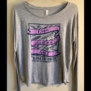 Alpha Chi Omega signature shirt